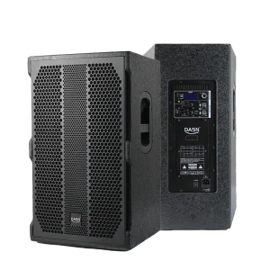 Q15DC 15 Inch 2400W DSP Professional Active Full Frequency Wooden Cabinet DJ Home Theatre Stage Sound PA System Speaker