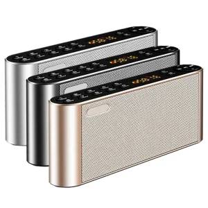 Q8 Portable Speaker High definition Dual Wireless Speakers with Mic TF FM Radio