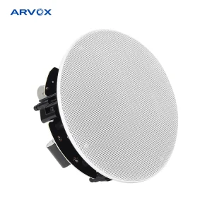 R RS25V In ceiling Speaker Metal Grill With Back Cover Public Address System 30W 100V 5 Inch Hifi Ceiling Speaker