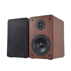 RED Wooden Country Music Super Bass DVD CD MP3 MP4 USB SD MMC Studio 2ch Stereo Sound Hi-Fi Hifi Passive Speaker