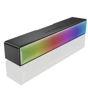 RGB Color TF Card USB Flash Drive Aux Mic Input YZ601 Portable Wireless Bluetooth 5.1 Gaming Speaker