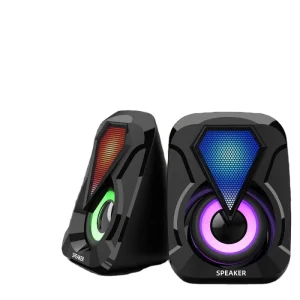 RGB Computer Speaker Desktop USB Wired Home Audio Notebook 3D Surround Sound 35W Small Power Amplifier