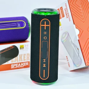 RGB Desktop Bluetooth Speaker Portable Wireless Fabric Speaker 12W Stereo Music Speaker TWS FM TF USB LED Rechargeable Sound Box