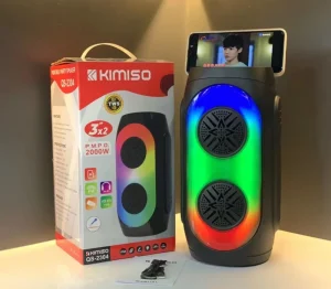 RGB LED 5.0 Outdoor Portable Speaker with Plug-in Card & U Disk for Karaoke
