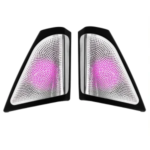RGB LED Car Interior Ambient Lighting Door Tweeter Speaker Cover for BMW 5 Series F10 F18 Accessories Upgrade