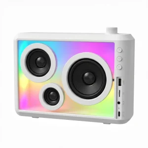 RGB LED Portable Speaker Wireless Audio Player USB TF AUX TWS Party Music Speaker