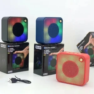 RGB Light Wireless Speaker Mini Portable Audio Player with TF 15H Playtime Support OEM ODM Customization