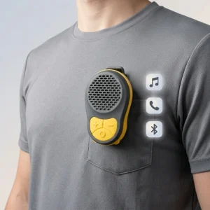 RGB Lights High Power Outdoor for Bluetooth 5.3 TWS Pairing Speaker Portable Radio for Outdoor Sports