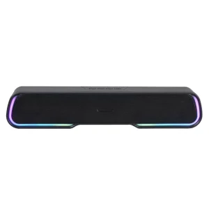 RGB Long Strip Desktop Speaker High Power Deep Bass Home Portable Audio