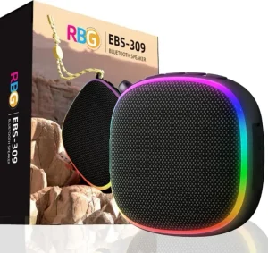 RGB Magnetic Wireless Speaker Portable IPX5 Waterproof Mini Speaker for Golf Cart, Party, Outdoor, Beach