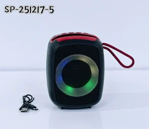 RGB Portable Bluetooth Speaker Handheld Wireless Speaker Phone Holder 5W BT/TF/USB/FM TWS Colorful Light Type-C Charging