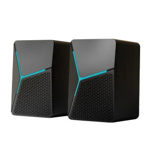 RGB Wired 2.0 USB Audio System Colorful LED Lights Gaming Speakers for PC Laptops and Gaming Computer