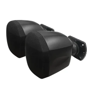 RK30 IP66 Waterproof Outdoor Wall Mount Speaker with RGB LED Lighting and AUX Input Durable Compact Design for Home Theatre
