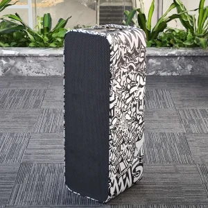 RMS 130W Dual 10 Inch Party Speakers Outdoor Karaoke Machine with Knob Wireless Active PA Speaker System Color Customized
