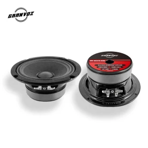 RMS Power 140 Watts 4 Ohms 6.5 Inch Midrange Speaker for Car Audio With Steel Basket Frame Paper Cone