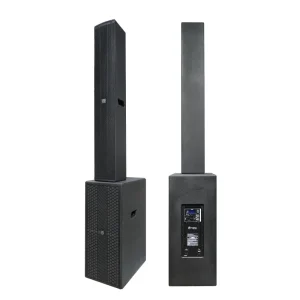 RQSONIC AC41D3 Wooden 1200W Powered Column Array PA Speaker System PA System Professional Audio Column Speaker