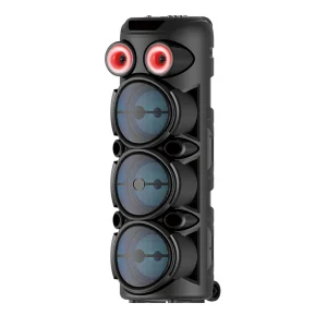 RX Series Portable Speaker System RX 8306 Three 8 Inch Big Power Speakers with RGB LED Lighting for Computers and Mobile Phones