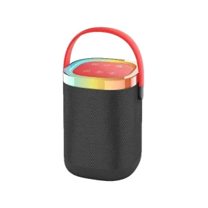 Rainbow RGB Light Fabrics Dustproof Outdoor Boombox Portable Rubber Handle Strip Bar for V5.3 Speaker Subwoofer Party