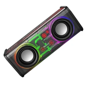 Rechargeable Battery Double Loudspeaker Wireless BT 5.3 Small Mini Portable Speaker for Music Party Sing Travel Phone Computer