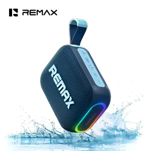 Remax Wireless Speaker with RGB Light TWS Connection Portable Wireless IP67 Waterproof Bluetooth Speaker Support TF Card USB AUX