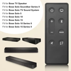 Replacement Remote for Bose Solo Soundbar Series II TV Speaker Compatible with Solo 5 10 15 Series II TV Sound System