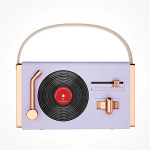 Retro Mini Speaker Card Slot USB Flash Drive Gift Vinyl Record Player Party Desktop Portable Gift Wireless Speaker