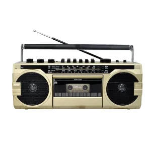 Retro Vintage AM FM SW Radio Cassette Player Speaker Boombox Wireless USB Mobile Phone Computer Compatible Portable