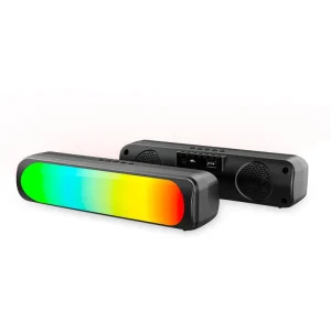 Rgb Led Light Audio Sound Bar Home Theater System Tv Bt Amplified Box Usb Wireless Party Stage Speaker