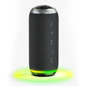 Rockmia EBS 616 Speaker RGB LED Lights 1″ Woofer IPX6 Waterproof Rechargeable Battery Supports Smartphone PC