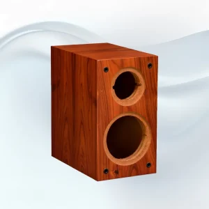 Rosewood Veneer Loudspeaker Cabinet Empty Box HiFi Bookshelf Speaker Shell Speaker Accessories