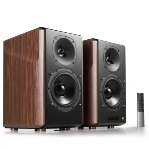 S 092 S2000MKIII Wireless BT 2.0 HIFI Active Speaker Computer Bookshelf Audio AUX Coaxial fiber