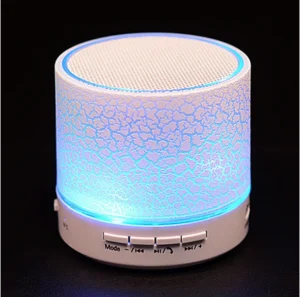 S10 LED Light BT Wireless Portable Subwoofer Speaker with FM Radio