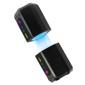 S20 30W Metal 2 in 1 Detachable for V5.4 AUX IPX5 Waterproof Speaker TWS Wireless Stereo Sound Portable Handle RGB Light