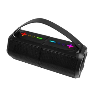S20 Wireless Dual Portable BT5.4 Speaker with Dual Diaphragm IPX6 Waterproof Outdoor Strap Soundbox