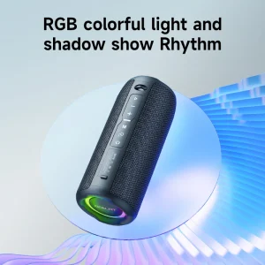 S49PRO 20W Wireless Speaker 3600mAh Battery BT 5.2 IPX6 Waterproof RGB LED Light Memory Card