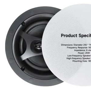 S601 Mini In Ceiling Speakers for Home Office Conference Use Factory Supplied