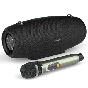 S67M 60W High Bass Stereo Wireless Speaker with Microphone Portable Waterproof Subwoofer Sound Boombox BT Speaker for Party