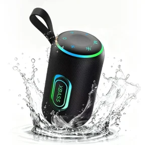 S7 Portable Blue-tooth5.4 Speaker 60W Dual Speakers Deep Bass IPX7 Waterproof 30H Playtime for Travel Home Party RGB Lights