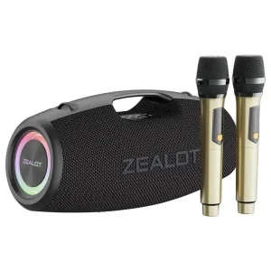S78M Portable Karaoke Speaker 120W 24000mAh Large Battery Waterproof Colorful LED Light Plastic Outdoor