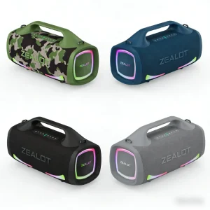 S79 100W Portable Wireless Speaker with 24000mAh Battery TWS Pairing RGB Light Outdoor Waterproof Audio