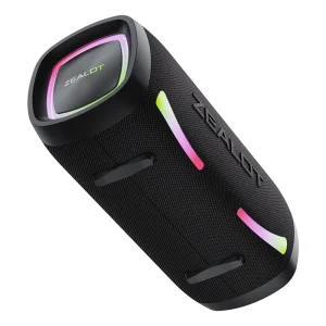 S79 Portable Waterproof Speaker with Charging Battery and RGB Light for Outdoor and Home Use