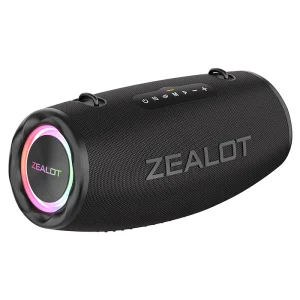 S87 LED Colorful Lights Wireless Speaker 80W Waterproof Plastic Battery for Karaoke Party Outdoor