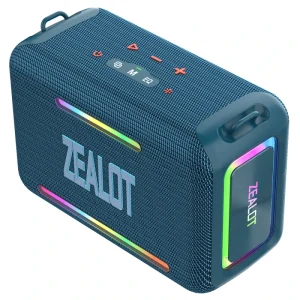 S95 120W Wireless Speaker with Bass IPX6 Waterproof Support AUX TF AUX TWS EQ Mode RGB Lights for Party