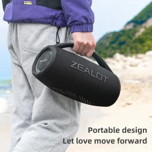 S97 RGB LED Waterproof Wireless Speaker 80W with Rechargeable Battery Portable Speaker Party Home Theater and Outdoor Use
