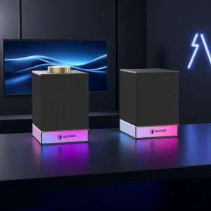 SADES Dionsyn 2.0 Usb Powered Plug And Play Rgb Gaming Wired Home Office Game Audio Desktop Pc Gaming Speakers Altavoces