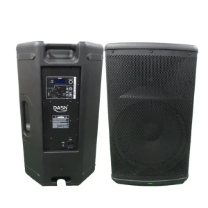 SCS15DC 15 Inch 2000W Professional Active Square DJ Stage Sound Home Theatre Cinema Audio Plastic Full Frequency PA Speaker