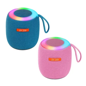 SH 309 Mini Wireless Speakers Party Outdoor Portable Subwoofer Led Color RGB Night Light Computer Mobile Phone IPX 6