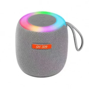 SH309 Portable Mini Wireless Speaker Small Travel Speaker with RGB Lights BT USB TF Card for Home Pool Party Outdoor Camping