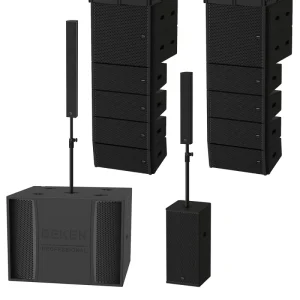 SHOW L210 Professional Speaker Audio System Dual 10 Inch 3 Unit 2 Way Inverting Passive Indoor Outdoor Line Array Speaker