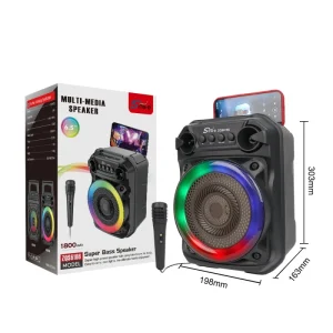 SING-E ZQS6166 Factory OEM Outdoor Portable Speaker BT5.0 Smart Wireless Speaker RGB Lighting Portable Wireless Speaker